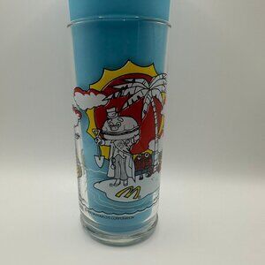 Vintage 1980 McDonalds Adventure Series Character Drinking Glass Pirate Theme